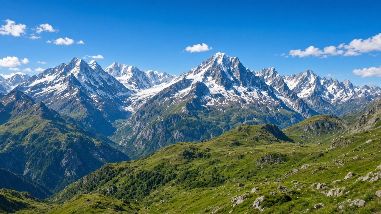 European Alps landscape