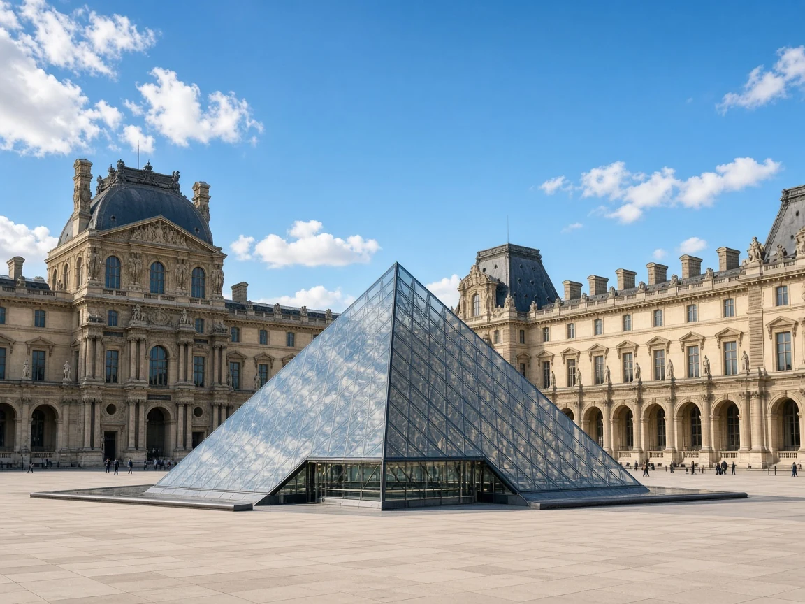 Louvre exterior Paris